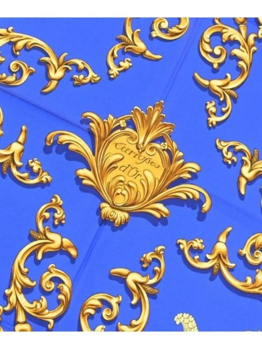 Hermes Bandana Scarf Blue
